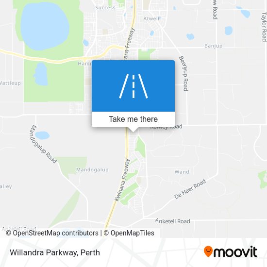 Willandra Parkway map