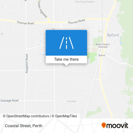 Coastal Street map