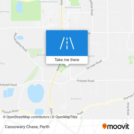 Mapa Cassowary Chase