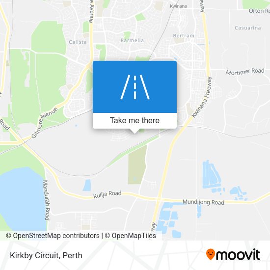 Kirkby Circuit map