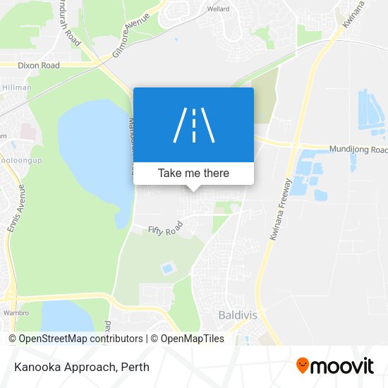 Kanooka Approach map