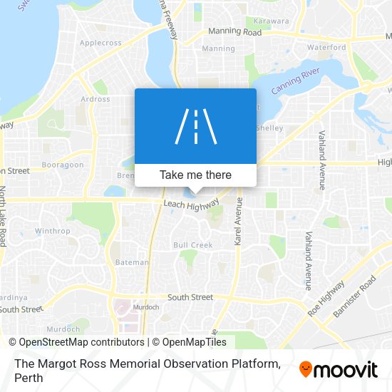 The Margot Ross Memorial Observation Platform map