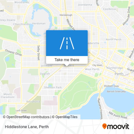 Hiddlestone Lane map