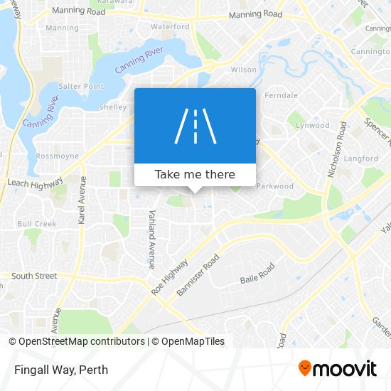 Fingall Way map