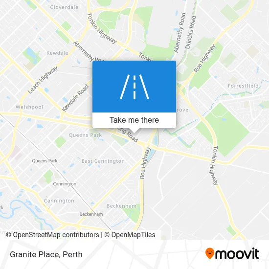 Mapa Granite Place