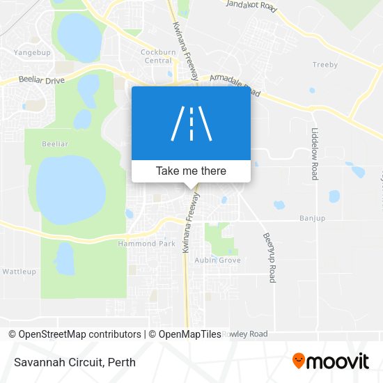 Savannah Circuit map
