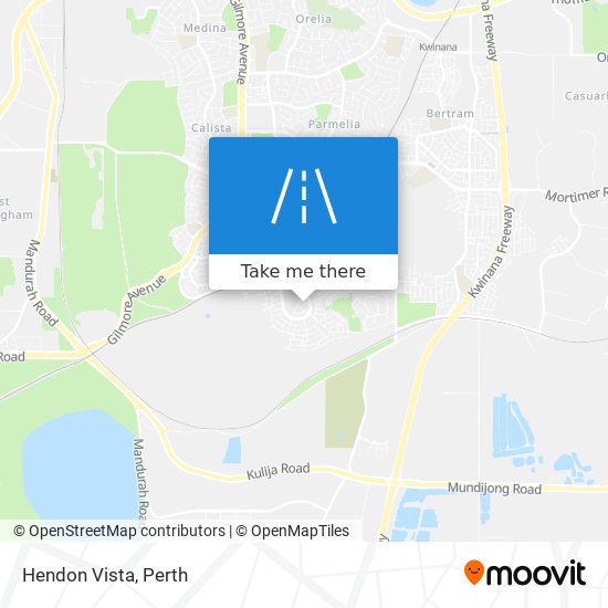 Hendon Vista map