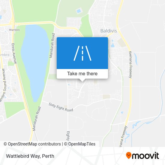 Wattlebird Way map