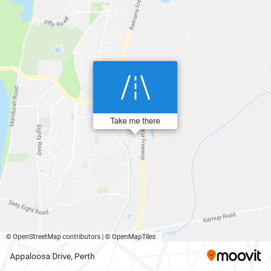 Appaloosa Drive map