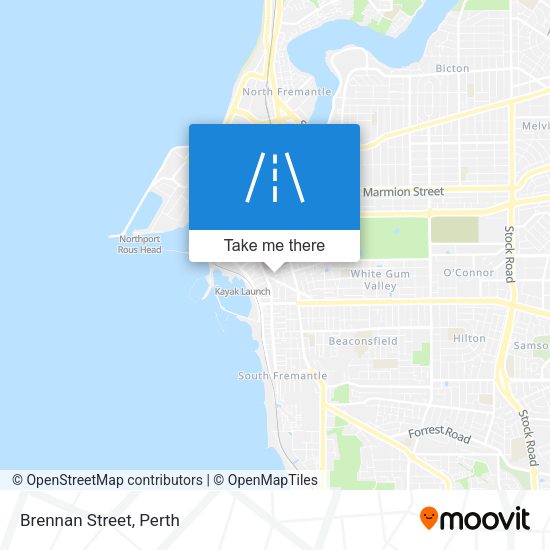 Brennan Street map