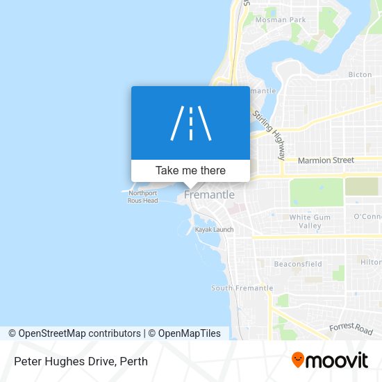 Peter Hughes Drive map