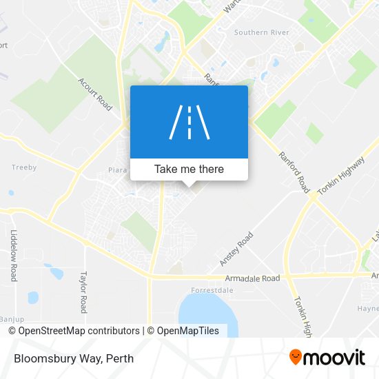 Bloomsbury Way map