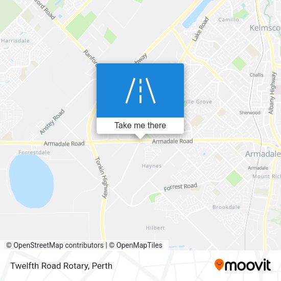 Twelfth Road Rotary map