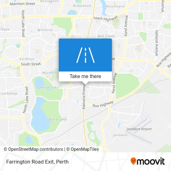 Farrington Road Exit map