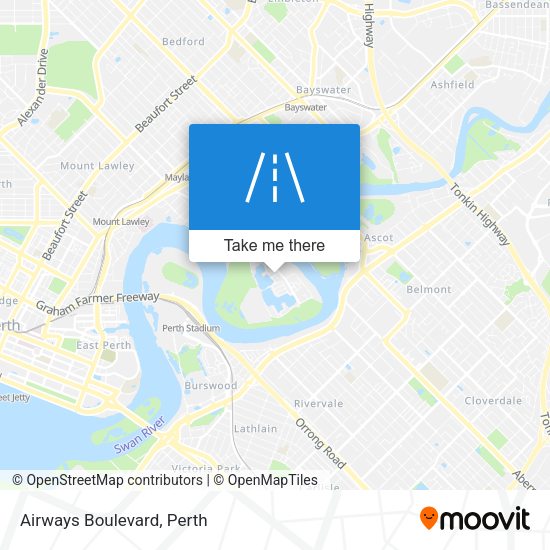 Airways Boulevard map