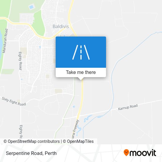 Serpentine Road map