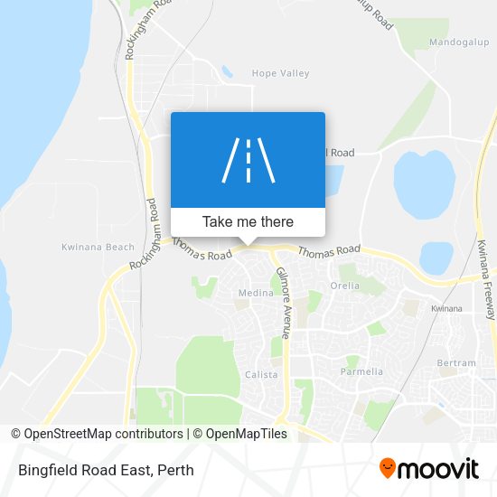 Bingfield Road East map