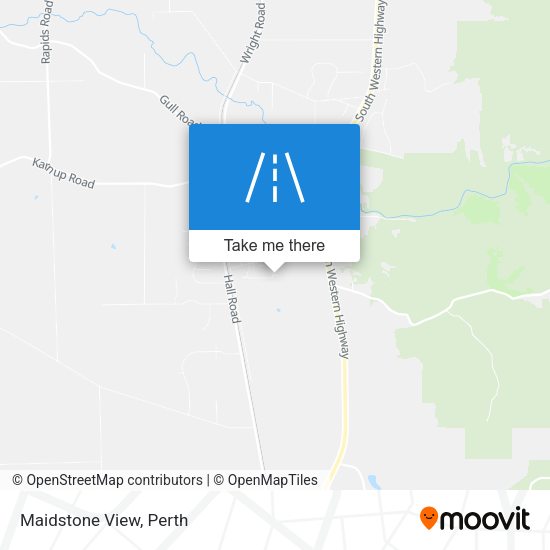 Maidstone View map