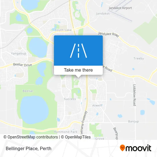 Mapa Bellinger Place