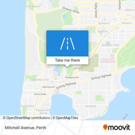 Mitchell Avenue map