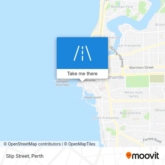 Mapa Slip Street