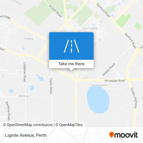 Lignite Avenue map