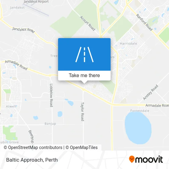 Mapa Baltic Approach