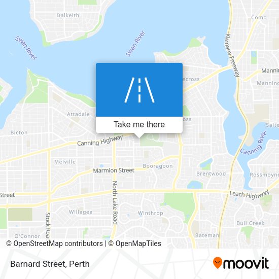 Barnard Street map