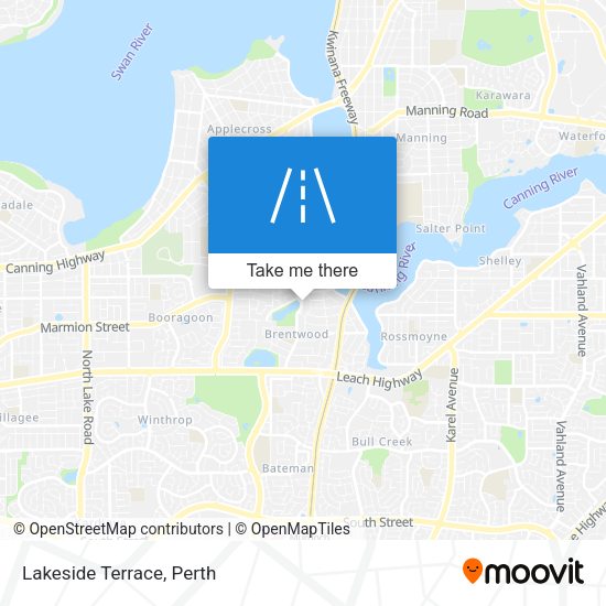 Lakeside Terrace map