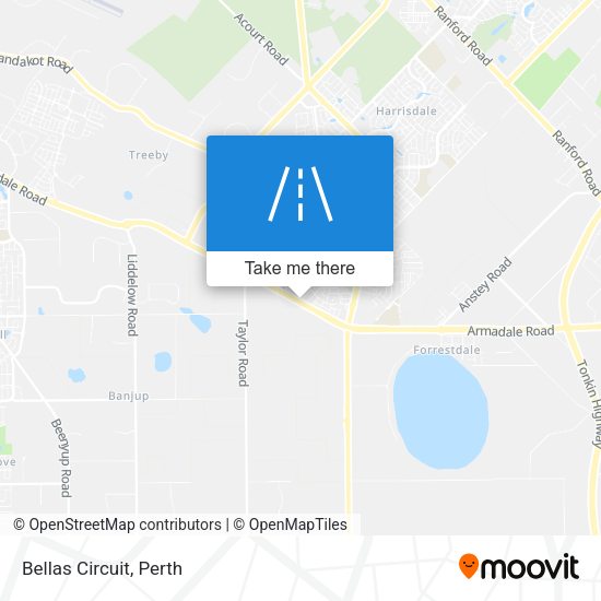 Bellas Circuit map