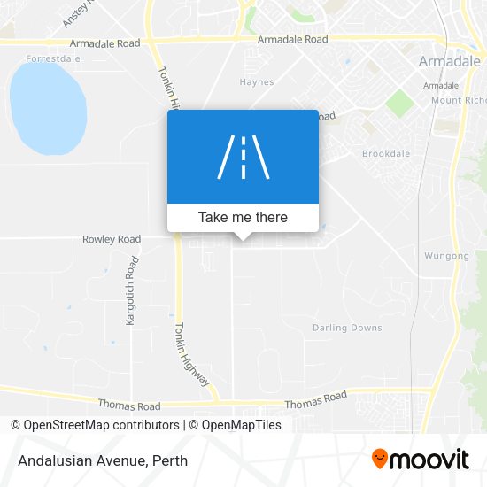 Andalusian Avenue map