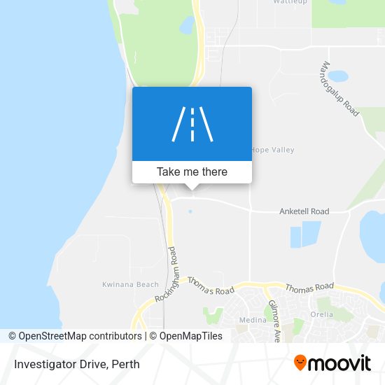 Investigator Drive map