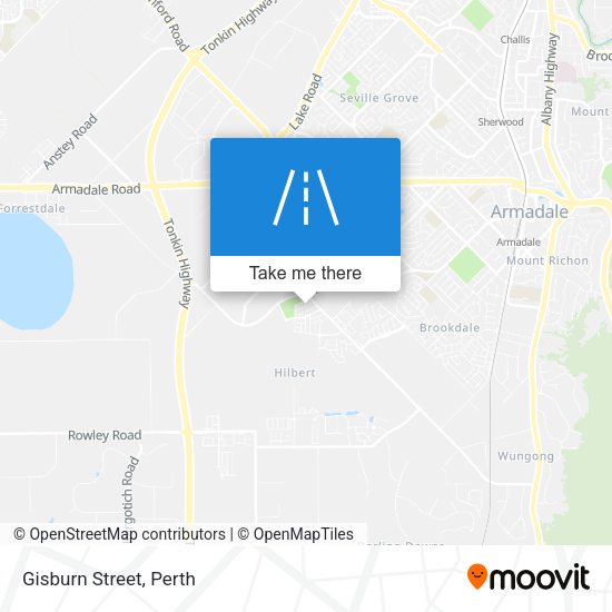 Gisburn Street map