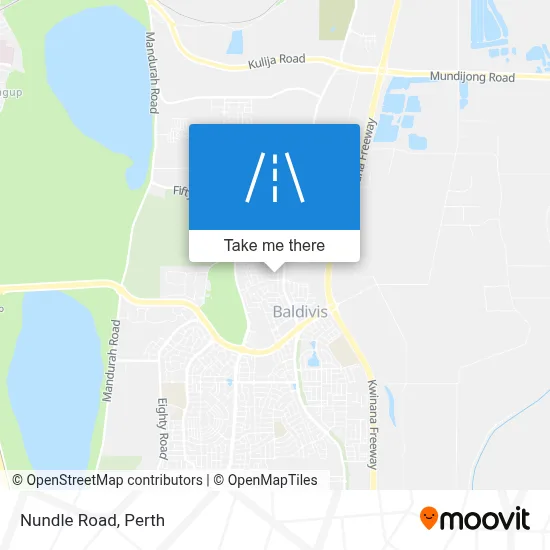 Mapa Nundle Road