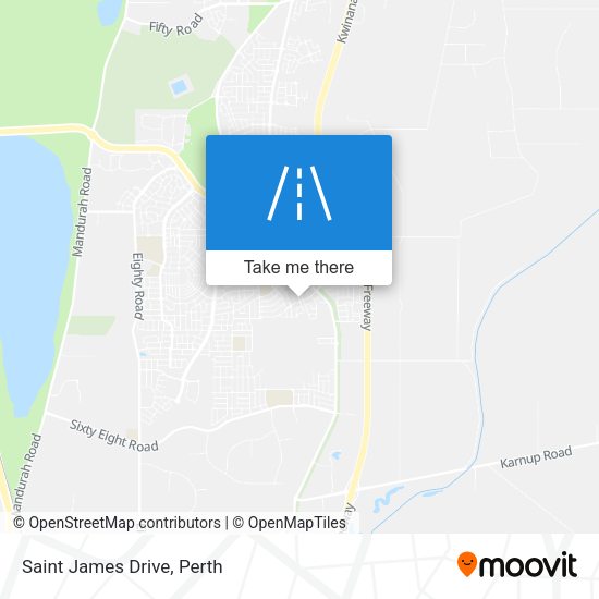 Saint James Drive map