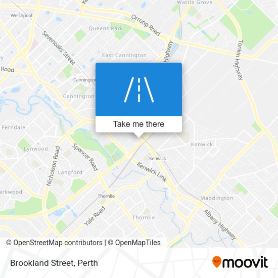 Brookland Street map