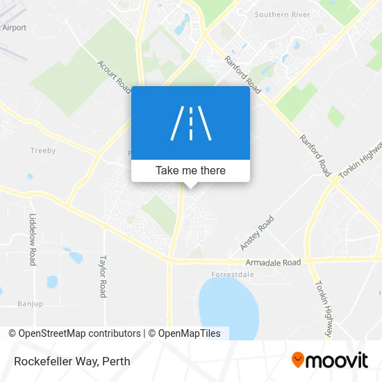 Mapa Rockefeller Way