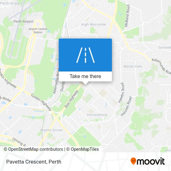 Pavetta Crescent map