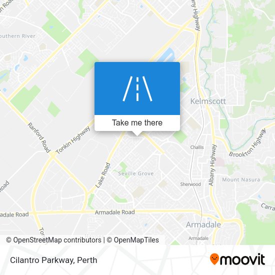 Cilantro Parkway map