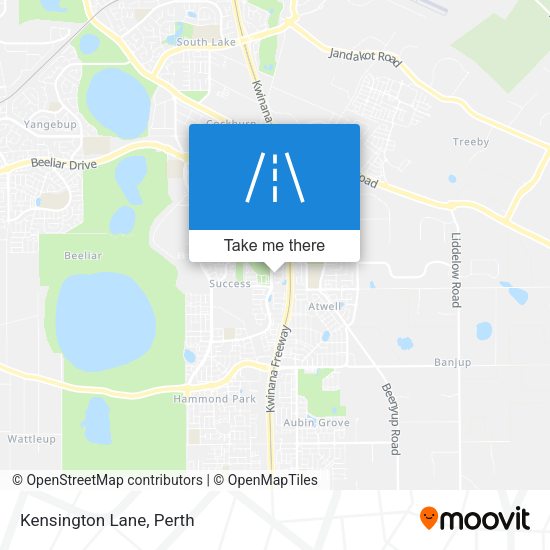 Kensington Lane map