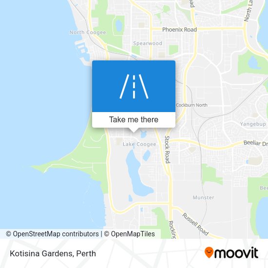Kotisina Gardens map