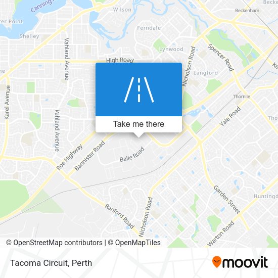 Tacoma Circuit map