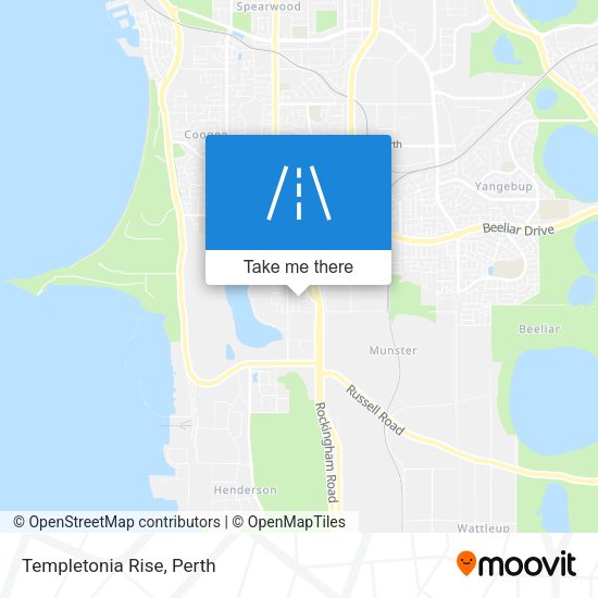 Templetonia Rise map