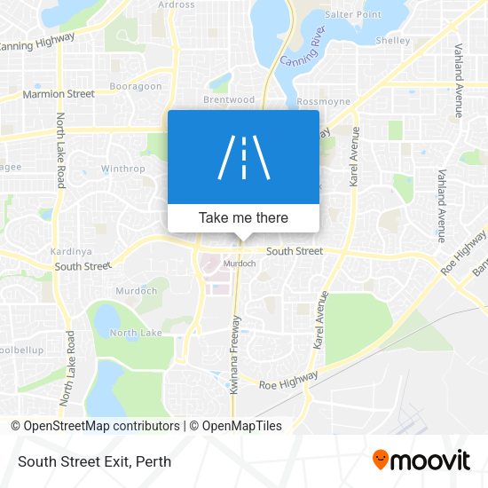 South Street Exit map