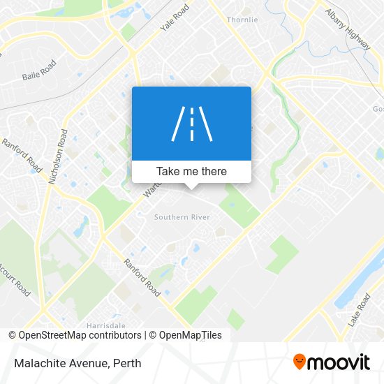 Malachite Avenue map