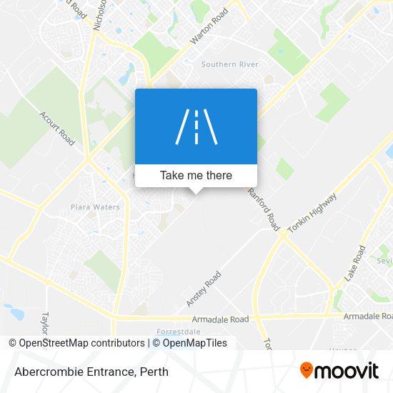 Abercrombie Entrance map