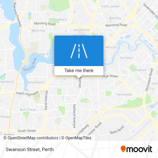 Swanson Street map