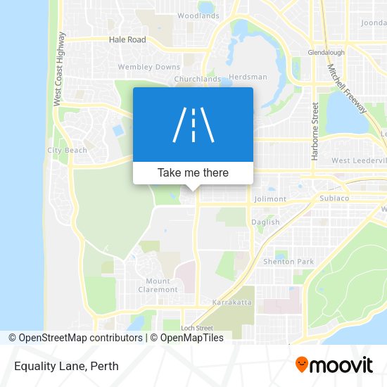 Equality Lane map