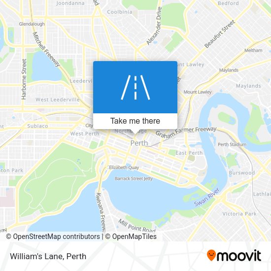 William's Lane map