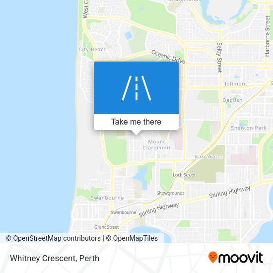 Whitney Crescent map